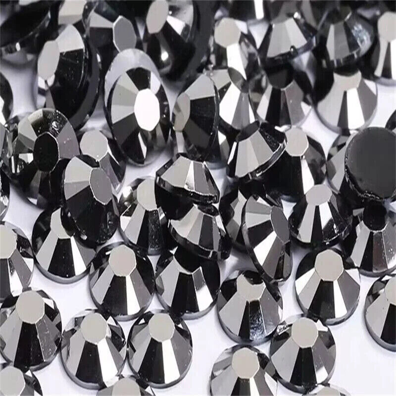 Glue On Crystal Resin Rhinestone Jelly Gems Flatback DIY Non HotFix Wholesale