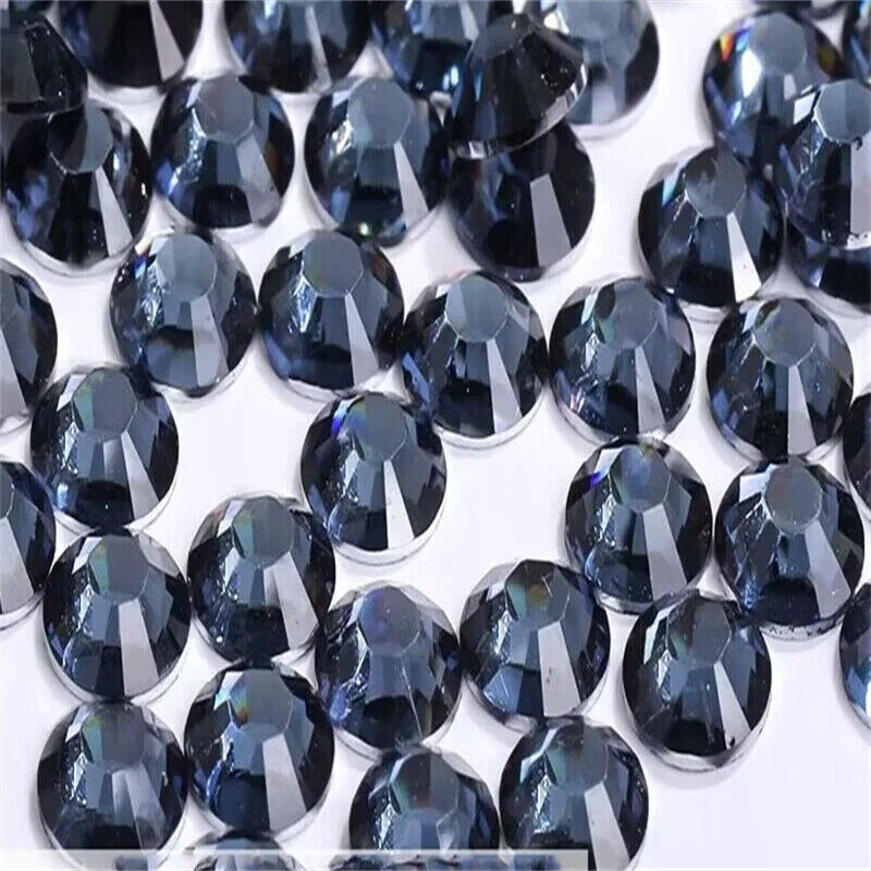 Glue On Crystal Resin Rhinestone Jelly Gems Flatback DIY Non HotFix Wholesale