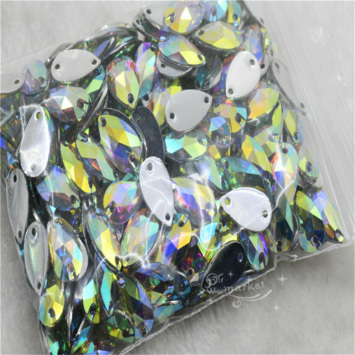 500pcs Wholesale Resin Flatback Stones Bulk Rhinestone Applique sew oon Crystal