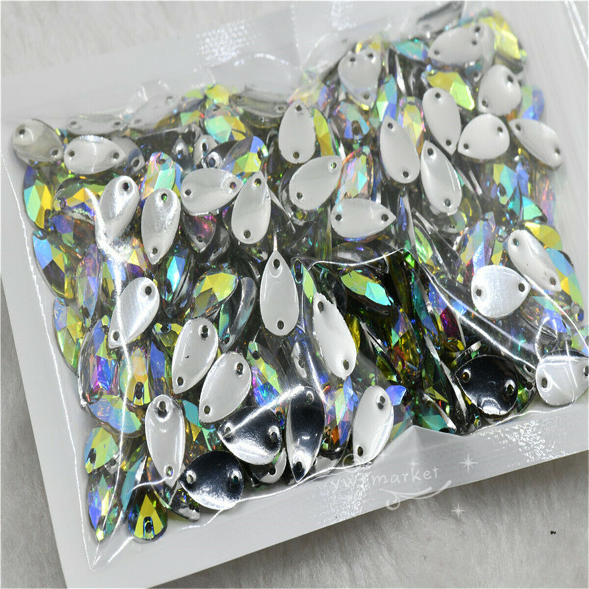 500pcs Wholesale Resin Flatback Stones Bulk Rhinestone Applique sew oon Crystal