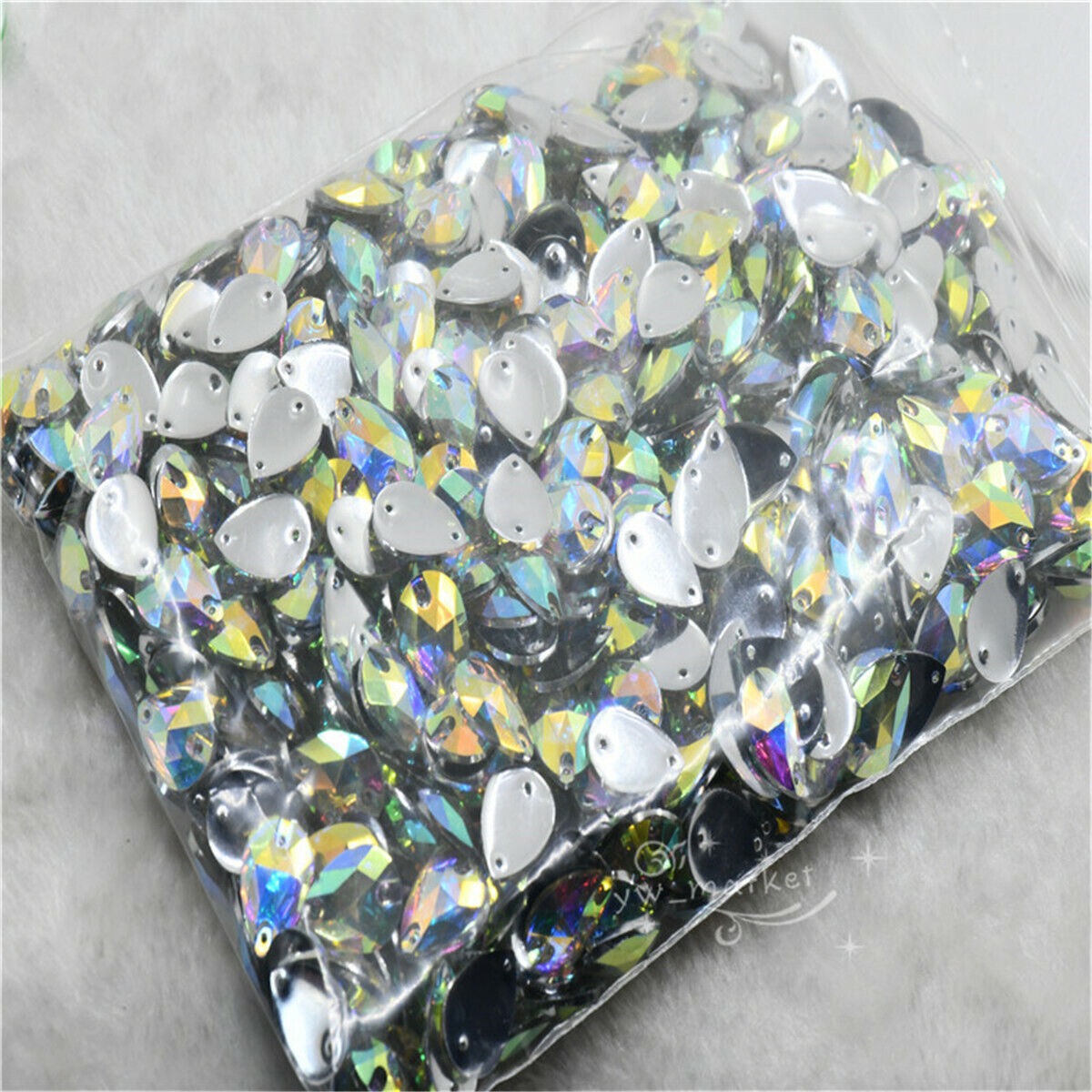 500pcs Wholesale Resin Flatback Stones Bulk Rhinestone Applique sew oon Crystal