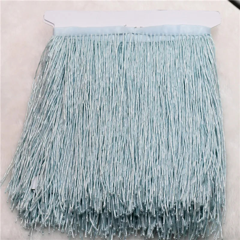 15cm Beaded Tassel Fringe  Handmde trimming for costumes dress crafts sew on