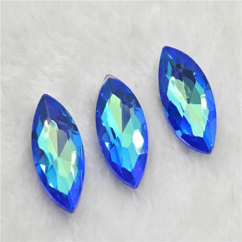 Sapphire Blue Mocha AB handicrafts Diamonds for crafts Crystal beads Garment accessories cristal