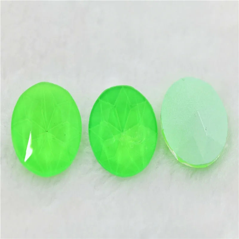 27mm Neon color gem flowers shape round  large stones Jewels making  beads rhinestones applique  glass pintback