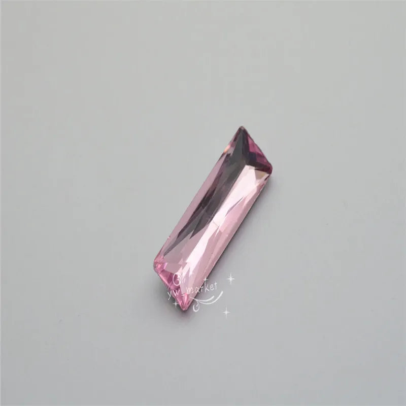 Baguette Pointback Fancy Stone Crystal AB Color Glass Crystals 7x21mm 10x30mm