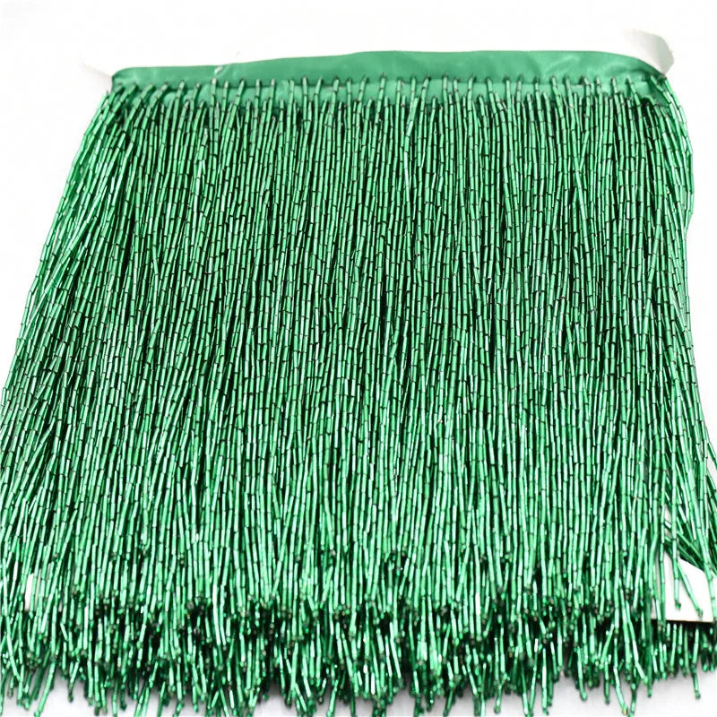 15cm Beaded Tassel Fringe  Handmde trimming for costumes dress crafts sew on