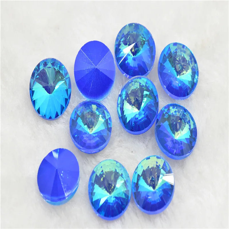 Sapphire Blue Mocha AB handicrafts Diamonds for crafts Crystal beads Garment accessories cristal