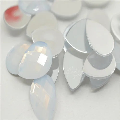 Wholesale Acrylic Teardrop Colors Rhinestones Flatback Stone customes DIY