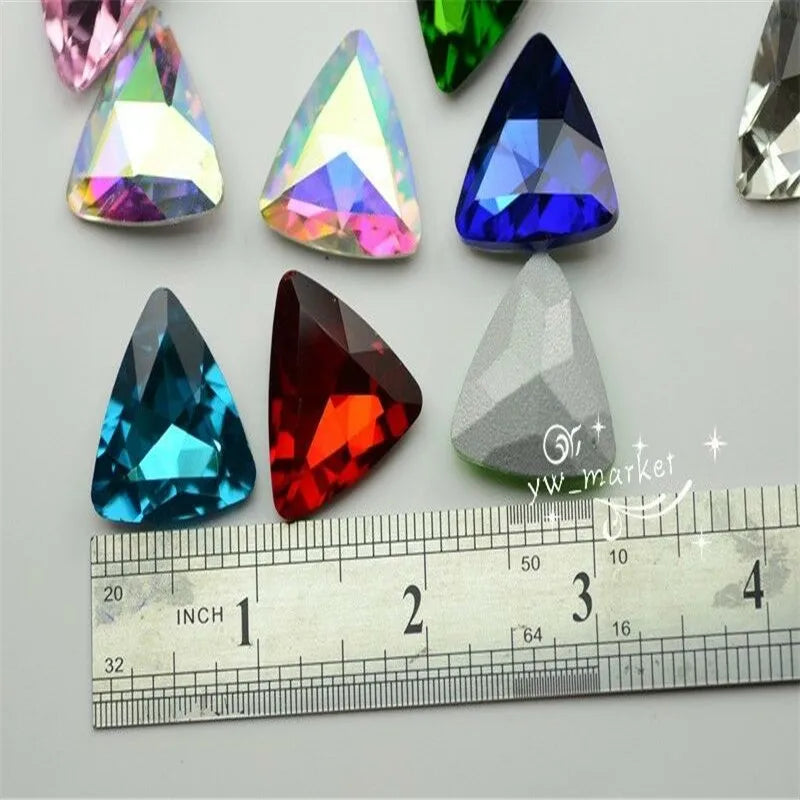 23mm stones Glue on Bulk wholesale drop gems  Garment rhinestones  Jewelry Accessories