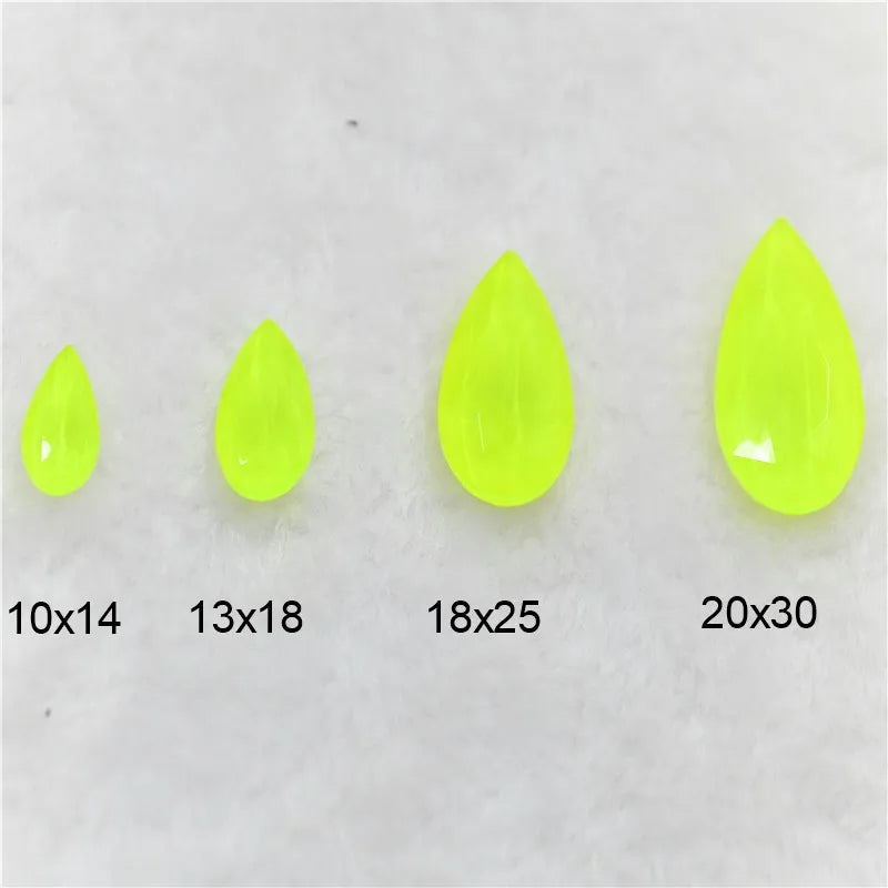 Neon rhinestones crystals TearDrop strass applique shiny stone decor 20x30mm 13x18mm wholesale Jewelry  Accessories