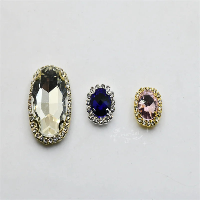 Empty Claw Setting around Rhinestones  Jewelry Decoration  Accessories teardrop oval round  navette