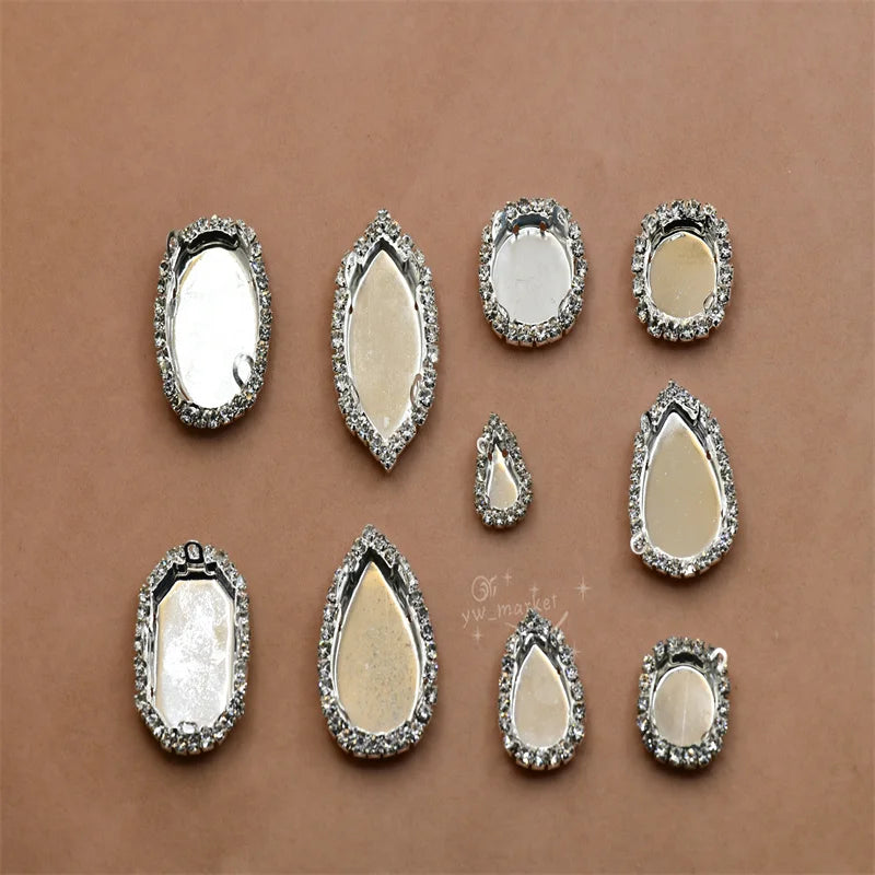 Empty Claw Setting around Rhinestones  Jewelry Decoration  Accessories teardrop oval round  navette