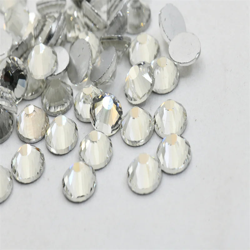 144pcs Large crystal flat back rhinestone ss45 ss50 ss55 ss60 Silver