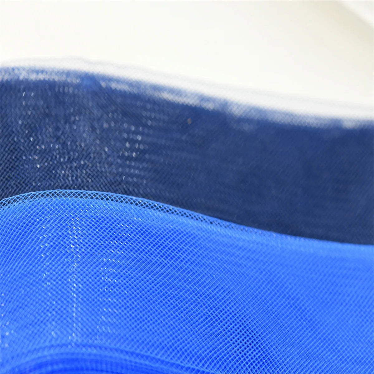 Blue series Soft  Crinoline for wedding dress horsehair braid Polyester Mesh Fabric  crinolina clothing accessories