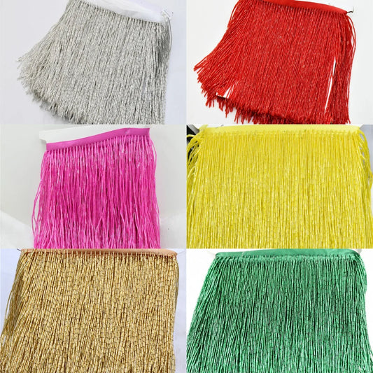 15cm Beaded Tassel Fringe  Handmde trimming for costumes dress crafts sew on