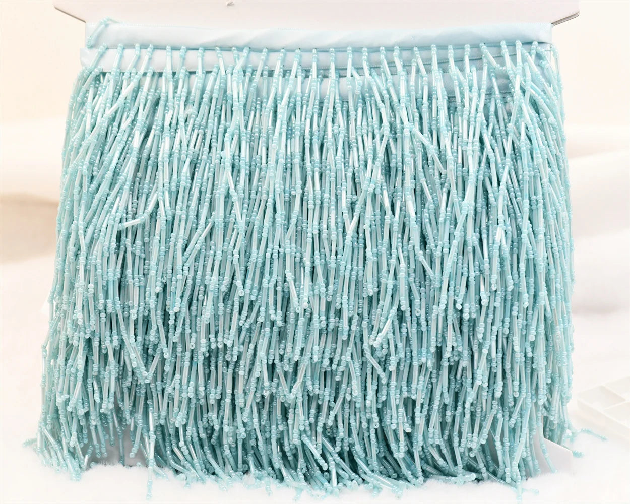 5 yards Bulk wholesale glass bead fringe tassels sewing articles for sewing 10cm