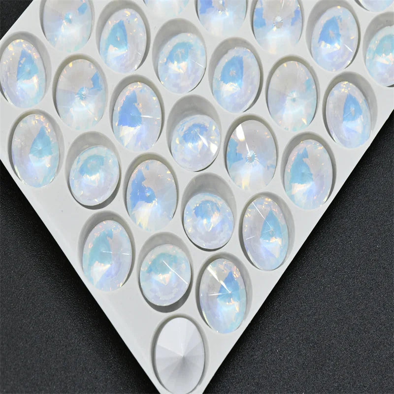 12mm Jelly mocha rhinestones RIVOLI Crystal stones to make crafts jewels making  Diamonds for needlework