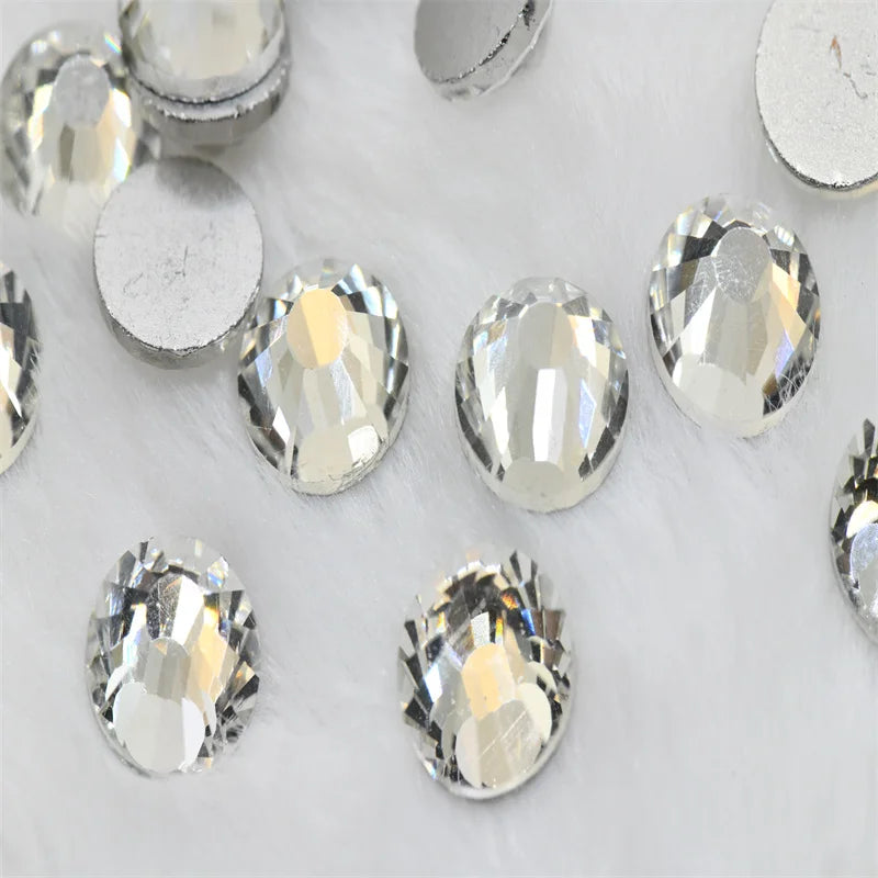 144pcs Large crystal flat back rhinestone ss45 ss50 ss55 ss60 Silver