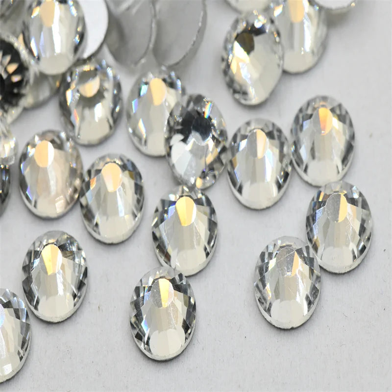 144pcs Large crystal flat back rhinestone ss45 ss50 ss55 ss60 Silver