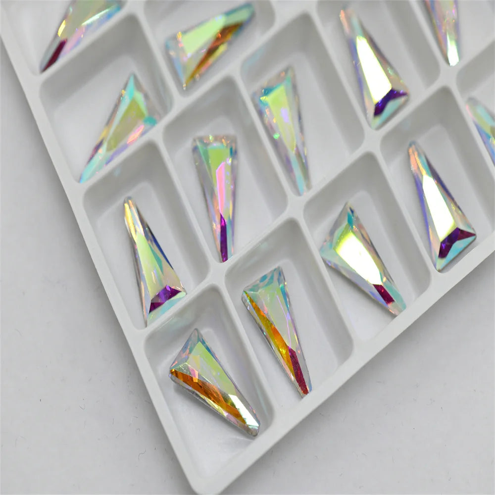 tower shape 8mmx16mm Craft Gems crystal Rhinestone Strass pointback dress  Rhineston decoration glue on glues