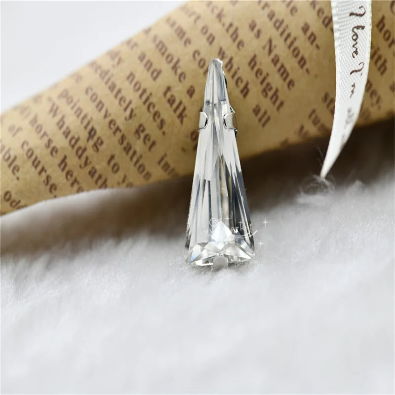 K9 11mmx22mm tower shape Craft Gems crystal Rhinestone Strass pointback dress wedding decoration