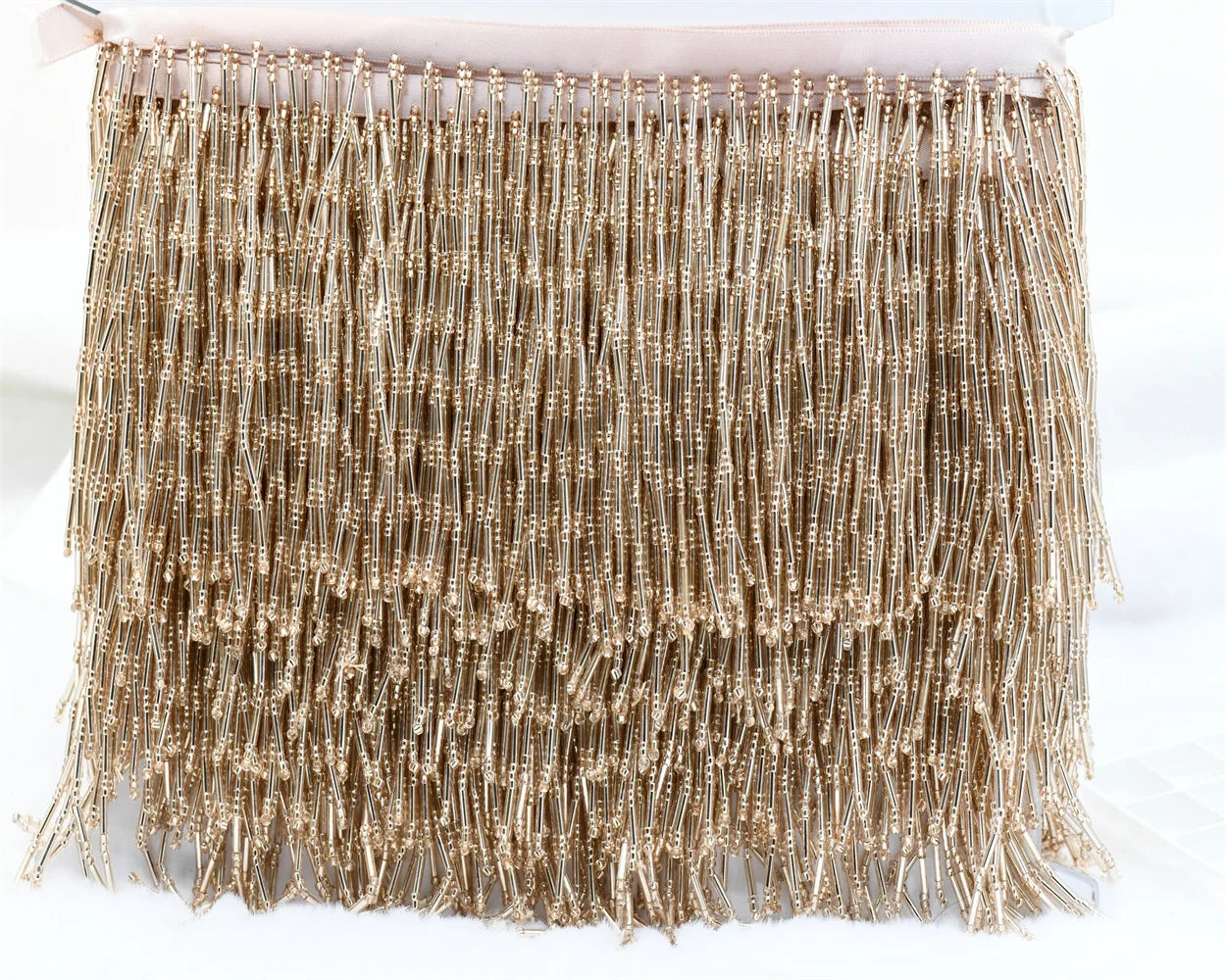 5 yards Bulk wholesale glass bead fringe tassels sewing articles for sewing 10cm