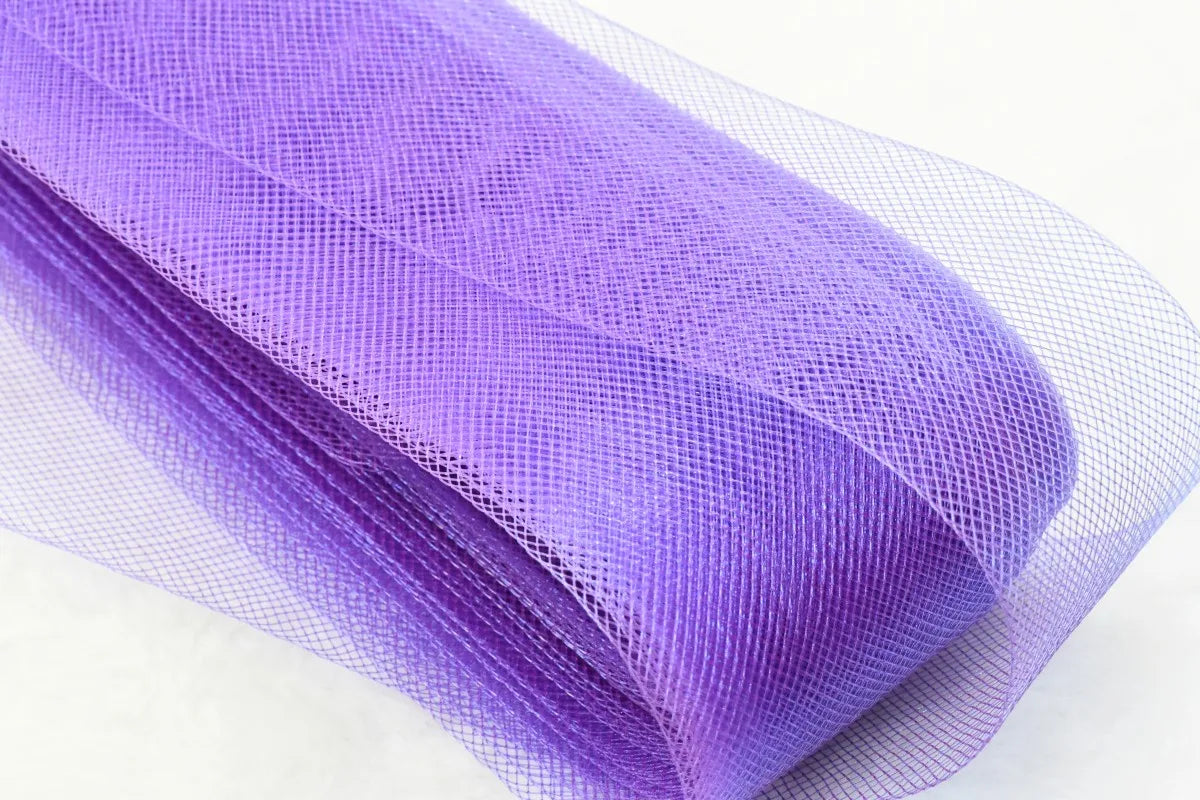 Hard stiff Polyester Mesh Ribbon Flat Plain Crinolines Horsehair Fabric for Hats skirt making 3cm 4cm 5cm 6cm 10cm12cm