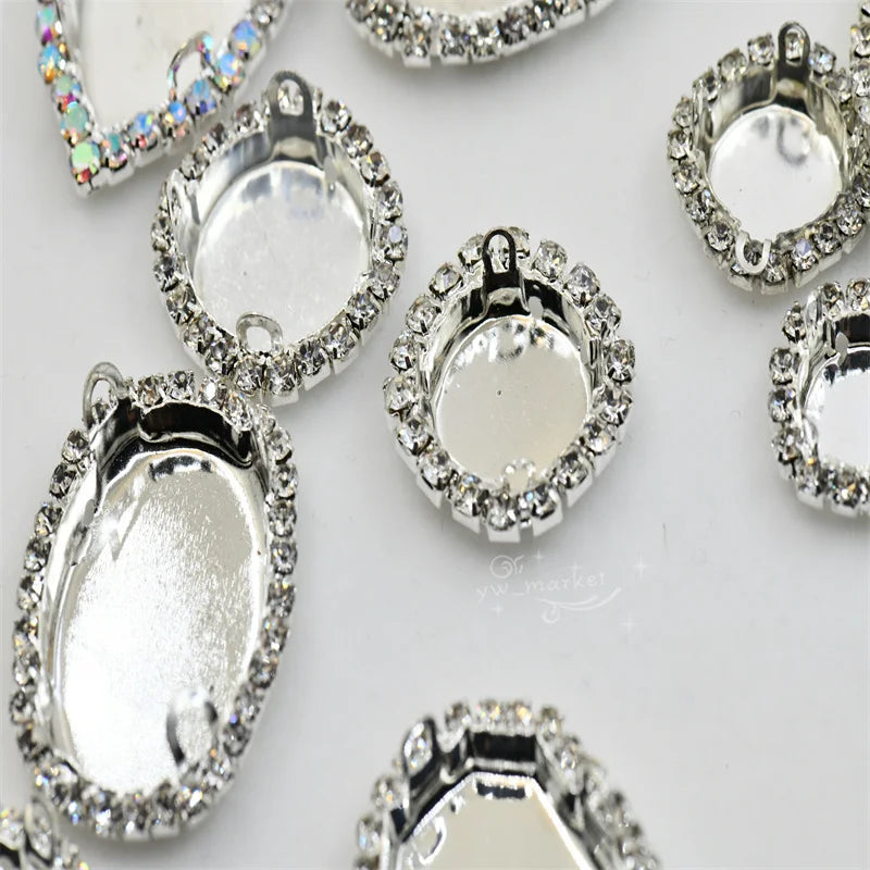 Empty Claw Setting around Rhinestones  Jewelry Decoration  Accessories teardrop oval round  navette