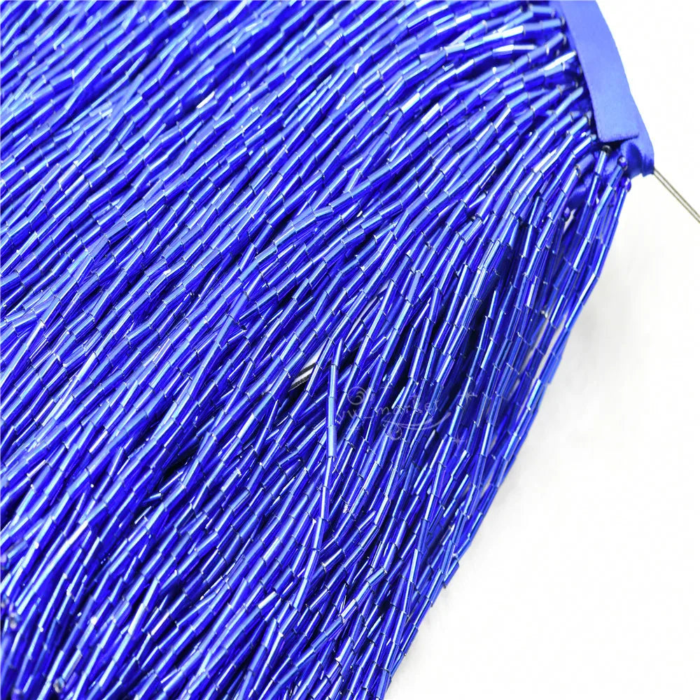 1 Yard 15cm Beaded Tassel Fringe for costumes dress crafts sew on DIY Accessories Home Textile Dance Ribbon