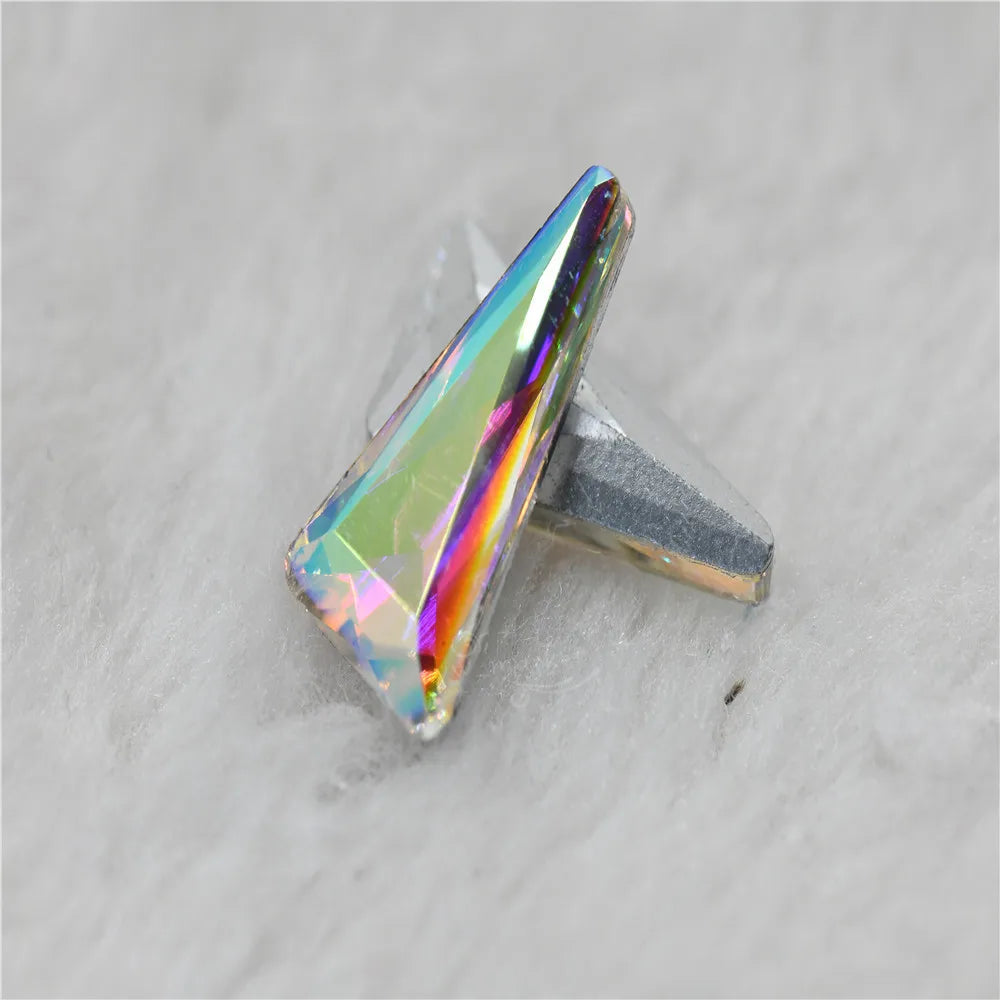 tower shape 8mmx16mm Craft Gems crystal Rhinestone Strass pointback dress  Rhineston decoration glue on glues