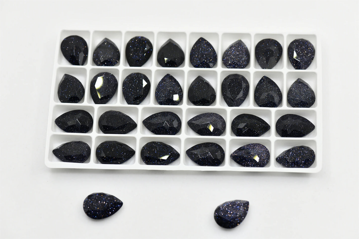 Jet Sand K9 13x18 teardrop Jewelry Accessories Pointback Glass rhinestones Stones Jewelry