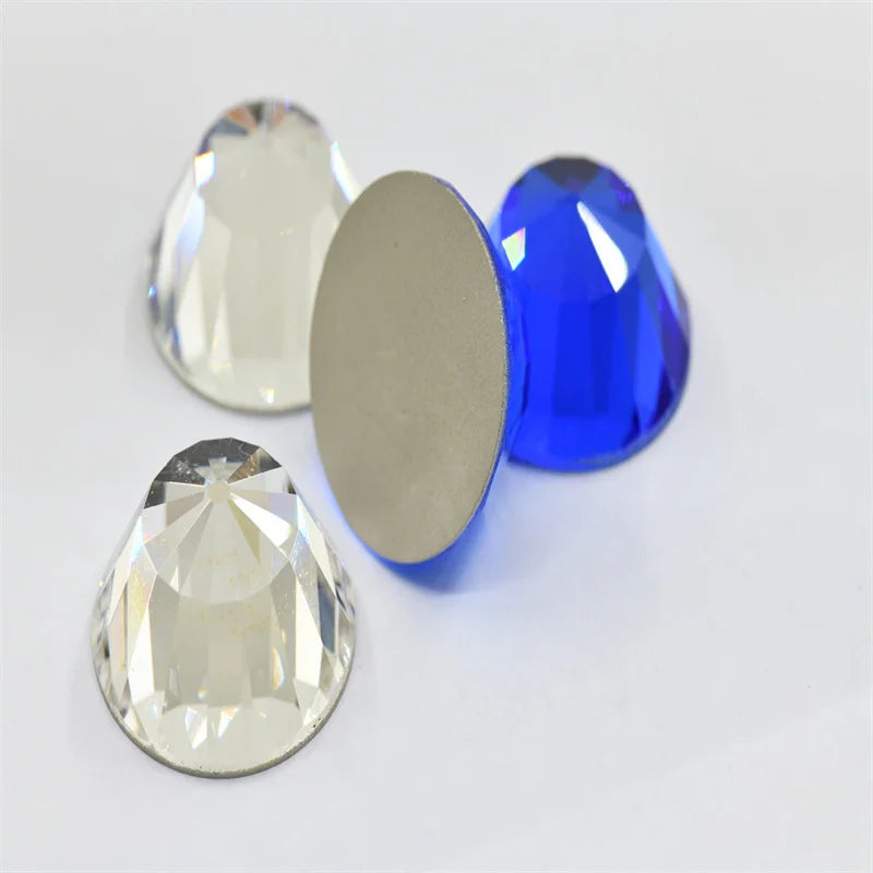 k9 glass crystal beads for Jewelry Making  flatback  Diamond decoration 30mm 6pcs