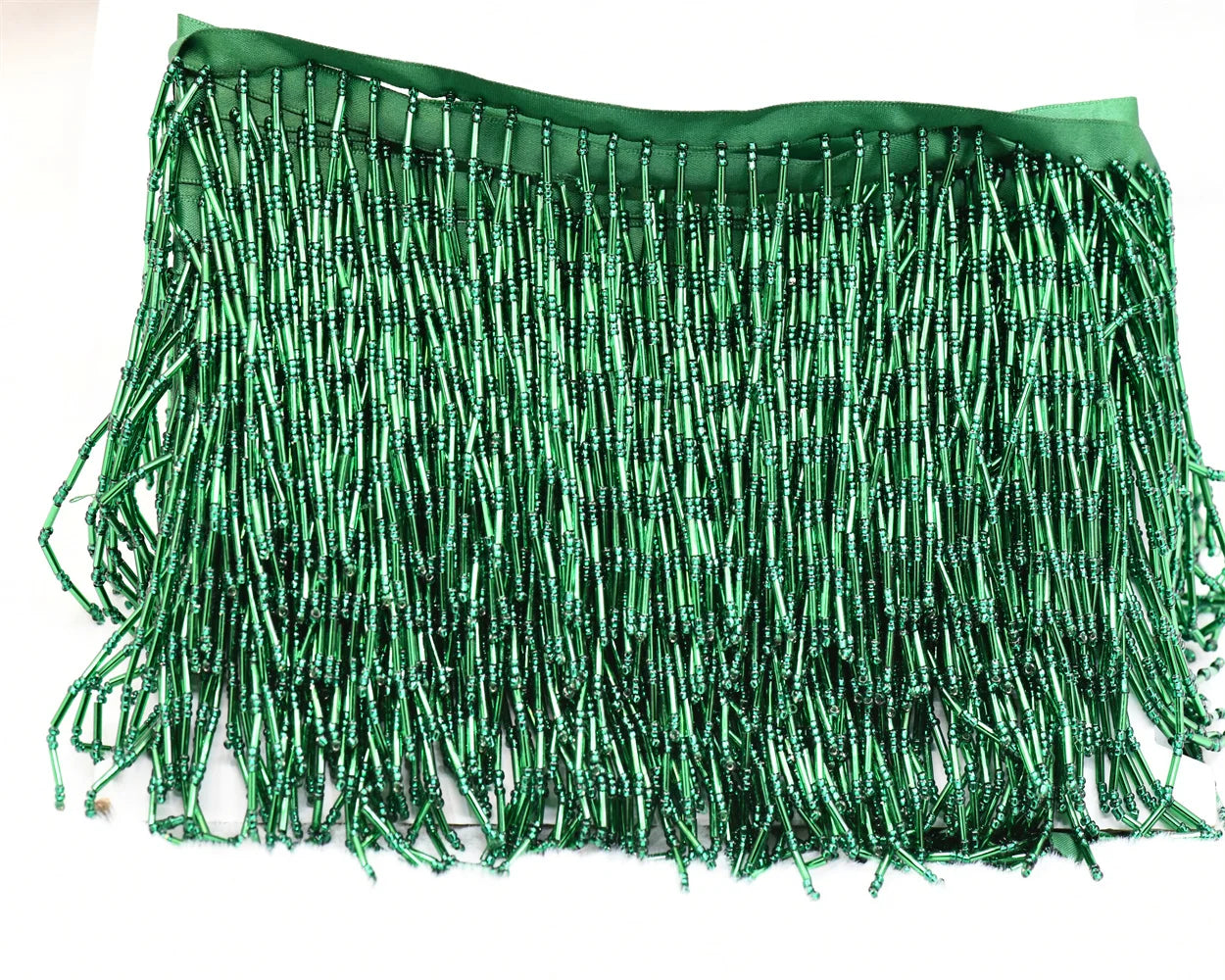 5 yards Bulk wholesale glass bead fringe tassels sewing articles for sewing 10cm