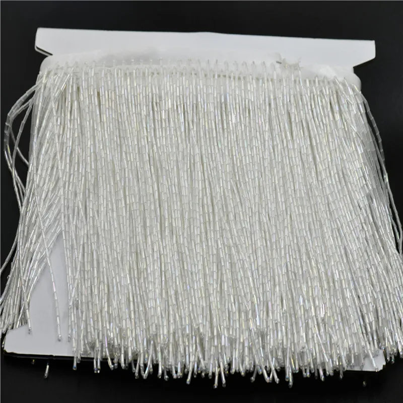 15cm Beaded Tassel Fringe  Handmde trimming for costumes dress crafts sew on