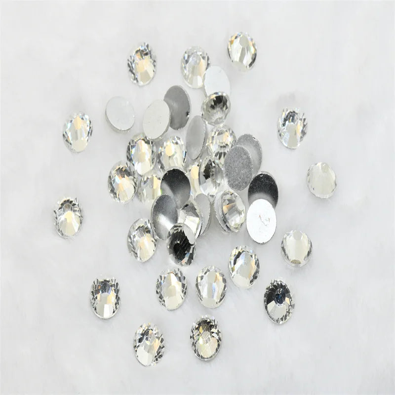 144pcs Large crystal flat back rhinestone ss45 ss50 ss55 ss60 Silver