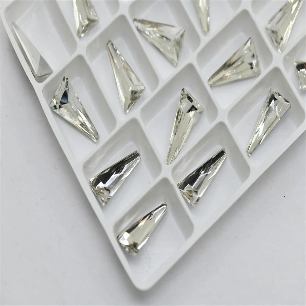 tower shape 8mmx16mm Craft Gems crystal Rhinestone Strass pointback dress  Rhineston decoration glue on glues