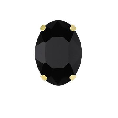 Oval shape Glass Sew on Rhinestones with Gold Claw Handcrafts strass sew on stone  clothing accessories shoes bag diy